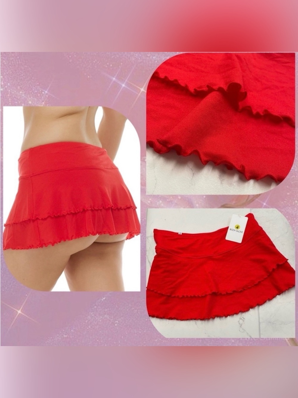 Body Glove Smoothies Lambada Skirt In Red